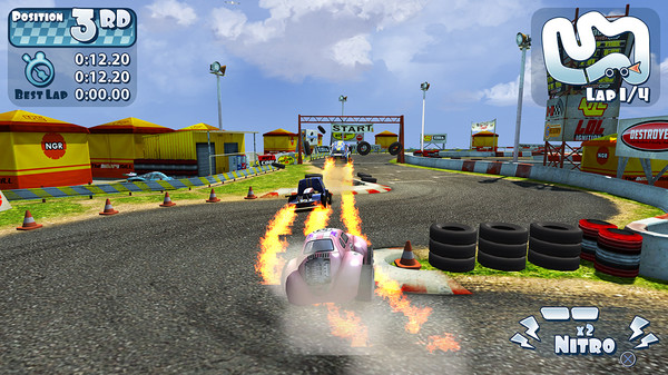Скриншот из Mini Motor Racing X