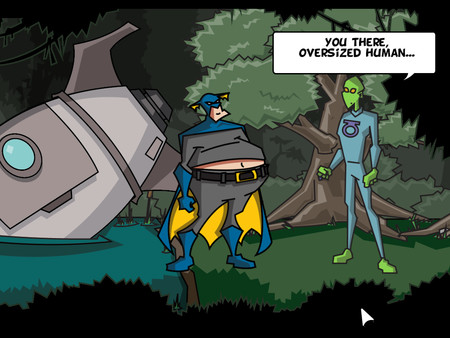 Скриншот из The Adventures of Fatman: Intergalactic Indigestion Скриншот из The Adventures of Fatman: Intergalactic Indigestion