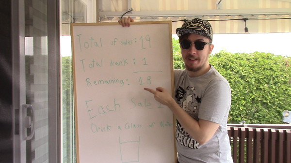 Each Sale I Drink a Glass of Water : The Game-游戏截图