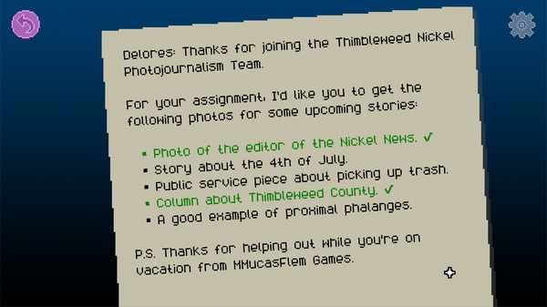 Delores: A Thimbleweed Park Mini-Adventurefor windows and Linux 1