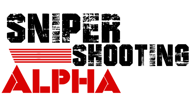 Indoor Sniper Shooting Alpha Strike in Corona Virus Lockdown Logo