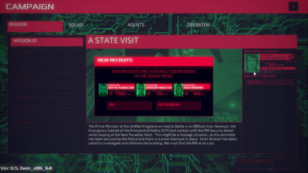 Скриншот из CyberOps Prologue