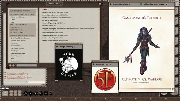 Скриншот из Fantasy Grounds - Game Master's Toolbox: Ultimate NPCs: Warfare 5th Edition