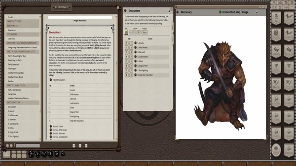 Скриншот из Fantasy Grounds - Heroes of High Fantasy: Fires of War