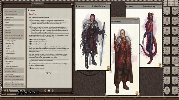 Скриншот из Fantasy Grounds - Heroes of High Fantasy: Fires of War
