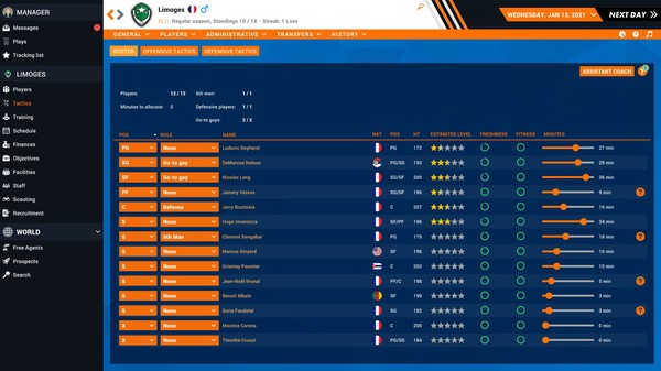 Pro Basketball Manager 2021for windows and Linux 1