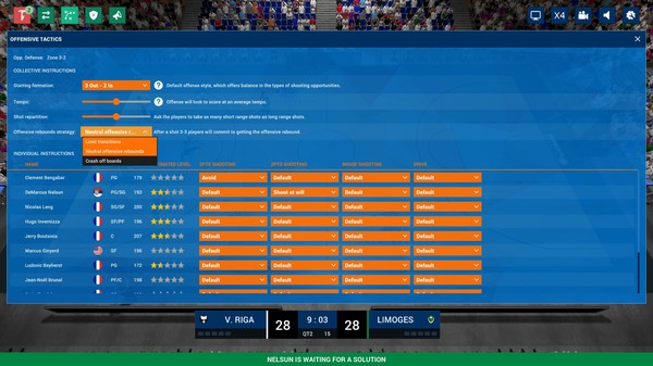 Скриншот из Pro Basketball Manager 2021
