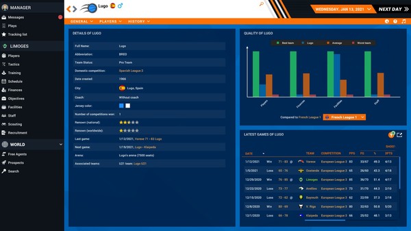 Pro Basketball Manager 2021 game for windows Pc 1