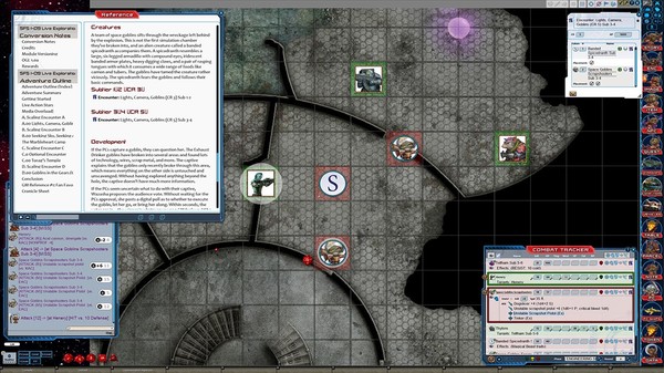 Скриншот из Fantasy Grounds - Starfinder RPG - Starfinder Society Scenario #1-09: Live Exploration Extreme!