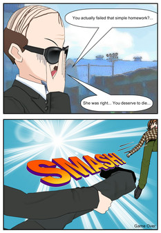 Скриншот из My School Teacher is a Fricking Kung Fu Dinosaur