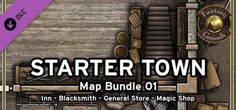 Fantasy Grounds - Starter Town Map Bundle 01 cover art