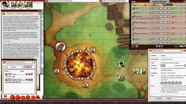 Скриншот из Fantasy Grounds - Pathfinder 2 RPG - Extinction Curse AP 4: Siege of the Dinosaurs