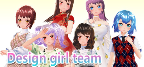 Design girl team icon