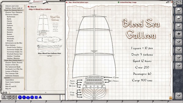 Скриншот из Fantasy Grounds - Blood Sea: the Crimson Abyss