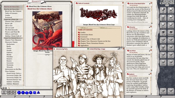 Скриншот из Fantasy Grounds - Blood Sea: the Crimson Abyss