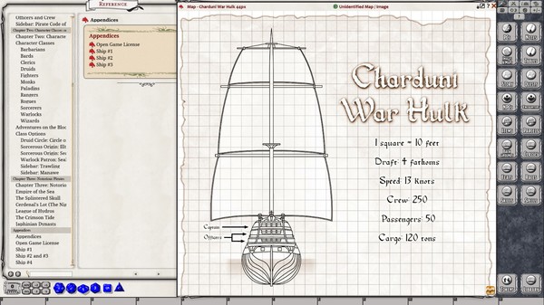 Скриншот из Fantasy Grounds - Blood Sea: the Crimson Abyss