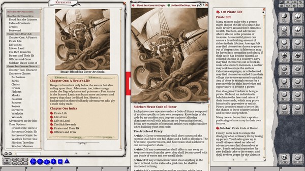 Скриншот из Fantasy Grounds - Blood Sea: the Crimson Abyss