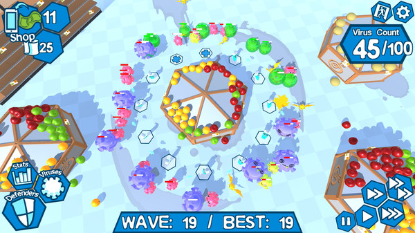 Скриншот из COVID Kawaii!