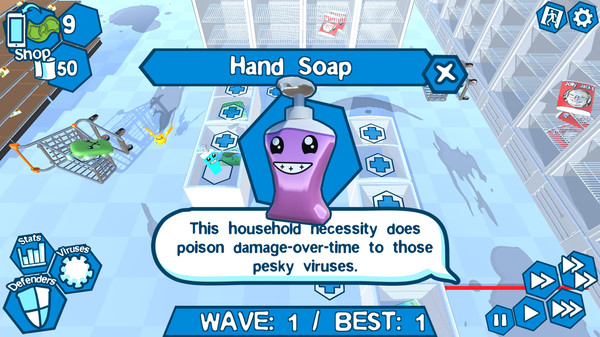 Скриншот из COVID Kawaii!