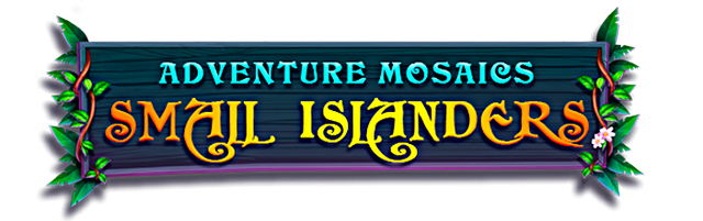 Adventure mosaics. Small Islanders Logo