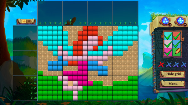 Adventure mosaics. Small Islanders game for Linux 1