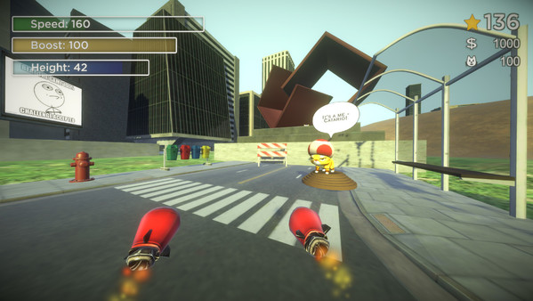 Скриншот из Flying Hero VR