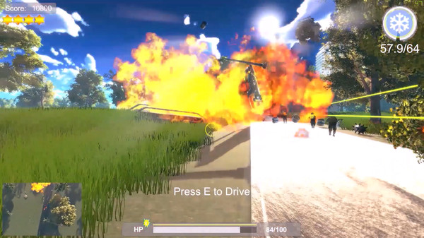 Скриншот из PEE WAR!!