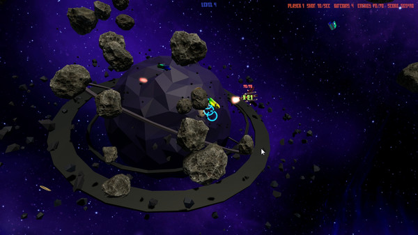 Asteroids 44 (For Four) game for windows Pc 1