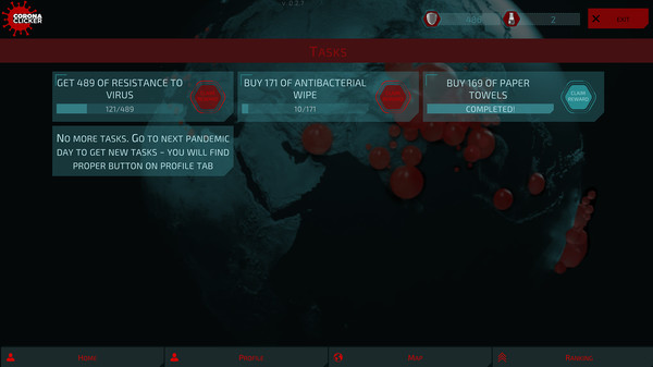 Covid-19 - Corona Clicker game for windows Pc 1