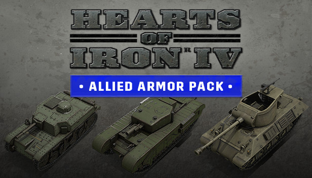 Hearts of Iron IV: Allied Armor Pack pe Steam