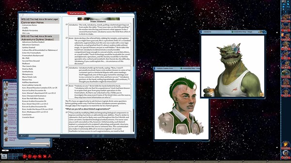 Скриншот из Fantasy Grounds - Starfinder RPG - Starfinder Society Scenario #1-10: The Half-Alive Streets