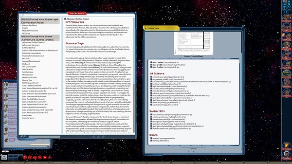 Скриншот из Fantasy Grounds - Starfinder RPG - Starfinder Society Scenario #1-10: The Half-Alive Streets