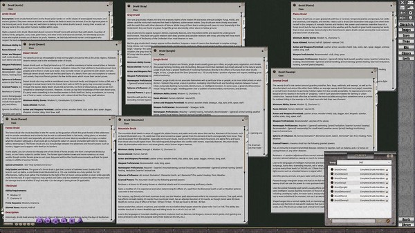 Скриншот из Fantasy Grounds - D&D Classics: Complete Druid's Handbook
