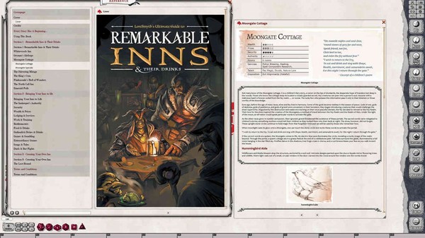 Скриншот из Fantasy Grounds - Remarkable Inns &amp; Their Drinks