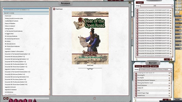Скриншот из Fantasy Grounds - Pathfinder RPG - Pathfinder Society Scenario #1-11: Flames of Rebellion