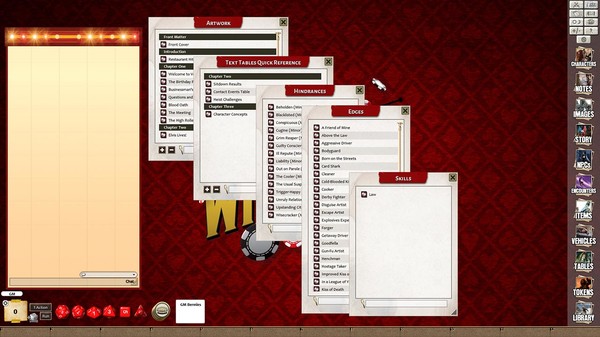 Скриншот из Fantasy Grounds - Wiseguys