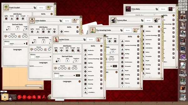 Скриншот из Fantasy Grounds - Wiseguys