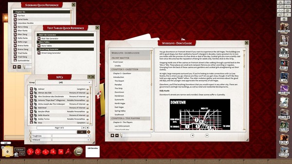 Скриншот из Fantasy Grounds - Wiseguys