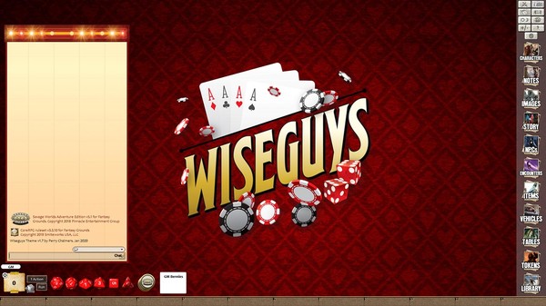 Скриншот из Fantasy Grounds - Wiseguys