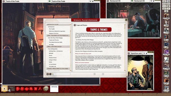Скриншот из Fantasy Grounds - Wiseguys