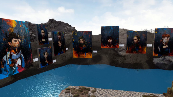 Скриншот из VR-NISSAGE 3 - John Wentz Art Exhibition