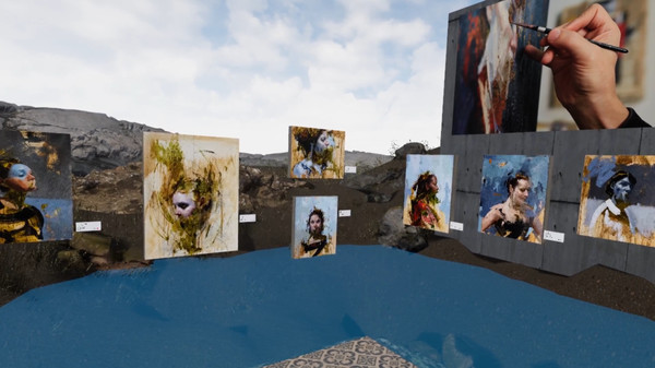 Скриншот из VR-NISSAGE 3 - John Wentz Art Exhibition