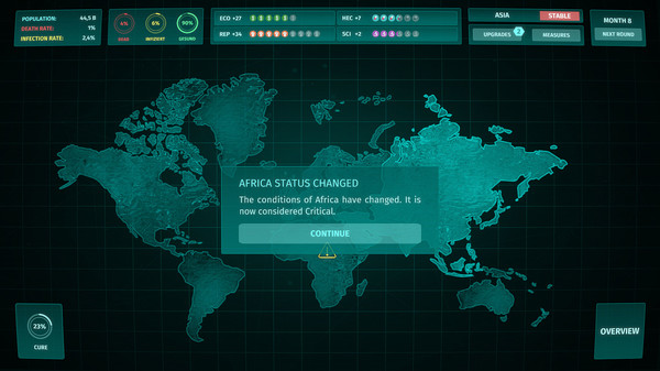 Скриншот из Corona Simulator