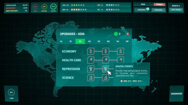 Скриншот из Corona Simulator