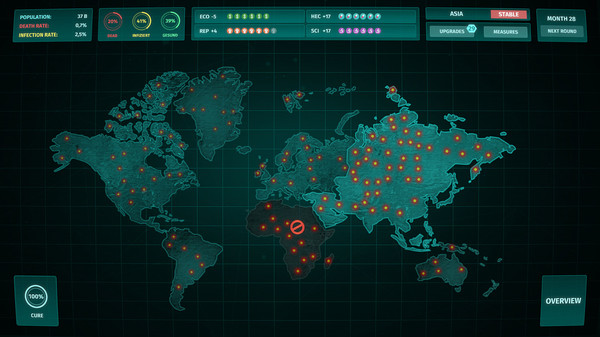 Скриншот из Corona Simulator