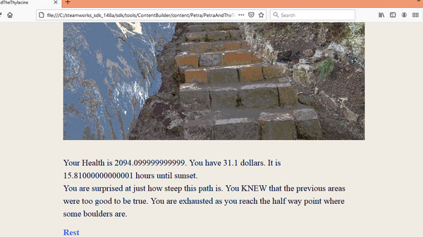 Скриншот из PetraAndTheThylacine.html