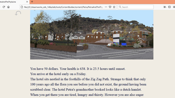 Скриншот из PetraAndTheThylacine.html