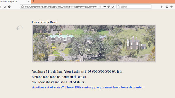 Скриншот из PetraAndTheThylacine.html