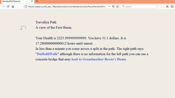 Скриншот из PetraAndTheThylacine.html