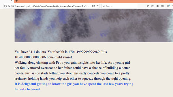 Скриншот из PetraAndTheThylacine.html